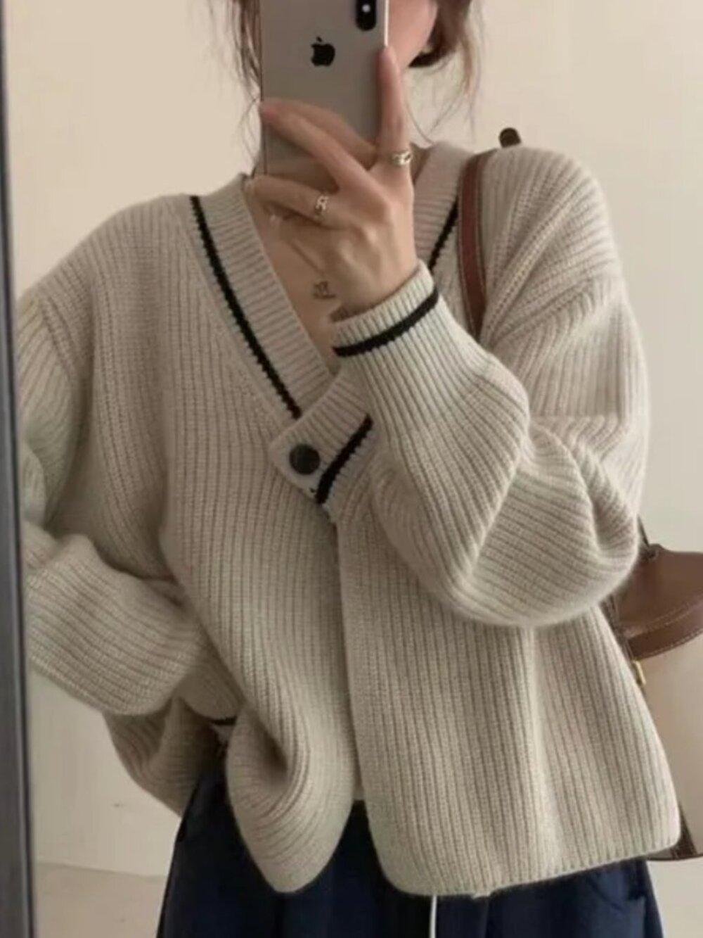 Soft Girl Tipped Cardigan